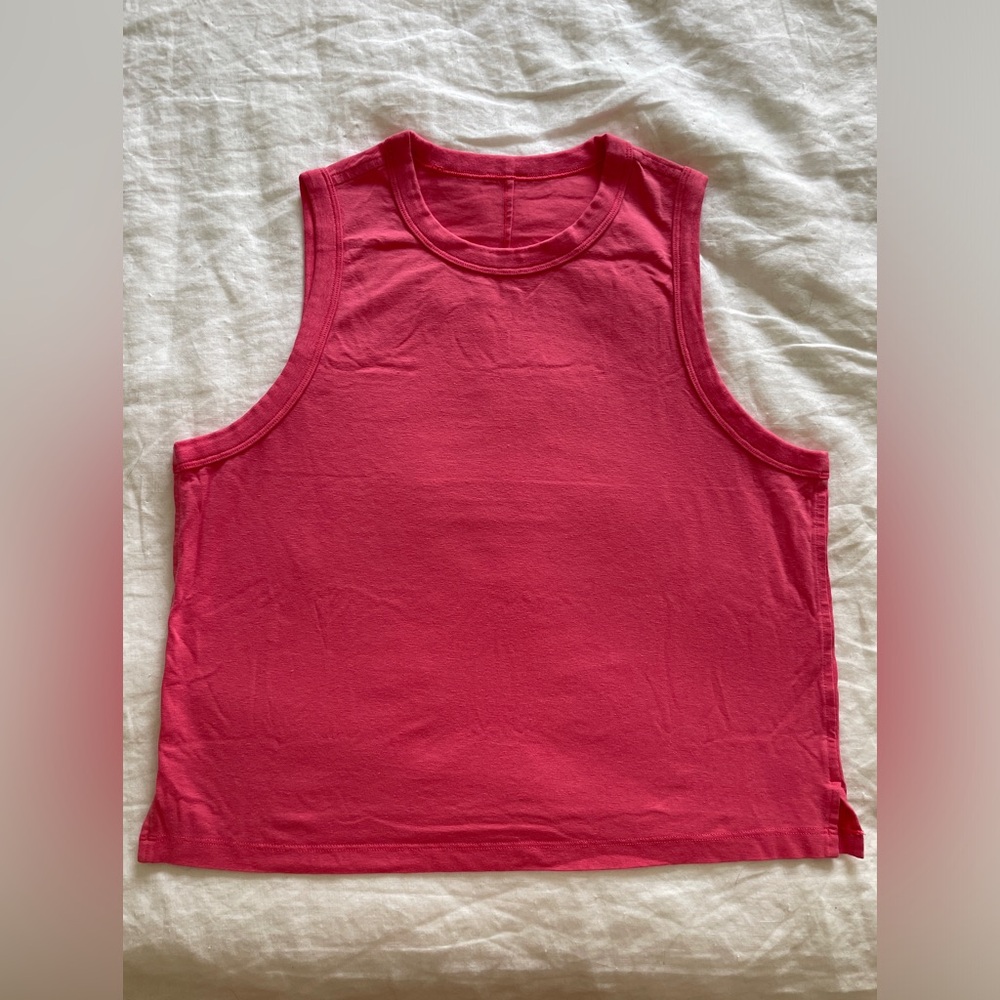 Lululemon - Classic fit cotton blend tank top - size 6